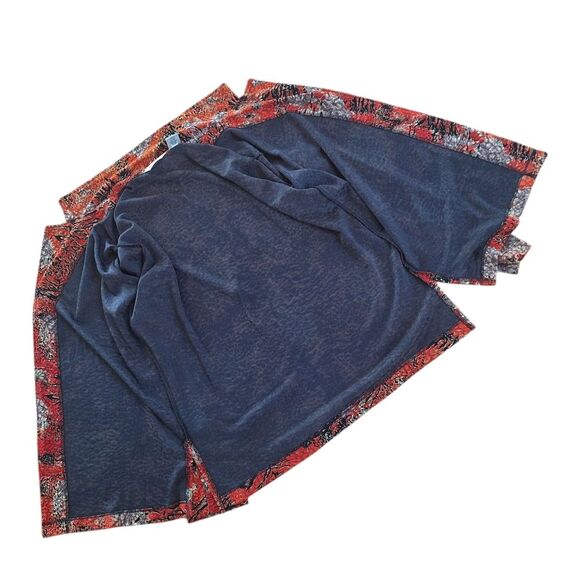 Laura Ashley Slinky Button Front Blouse Stretch Brocade Top Shacket Lined VTG S - Picture 7 of 12